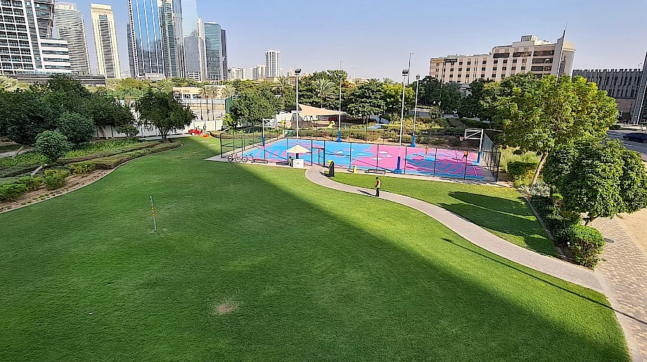 7. JLT Park – a green pocket amid skyscrapers