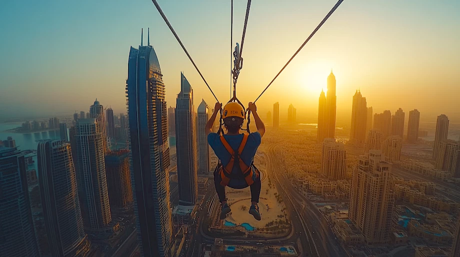 5. The World's Longest Urban Zipline – soaring over the metropolis