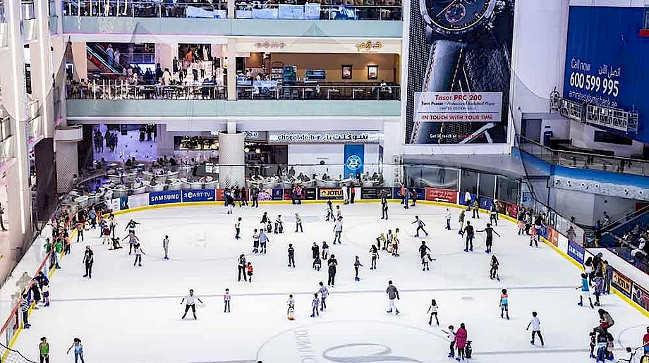 8. Dubai Mall Ice Rink