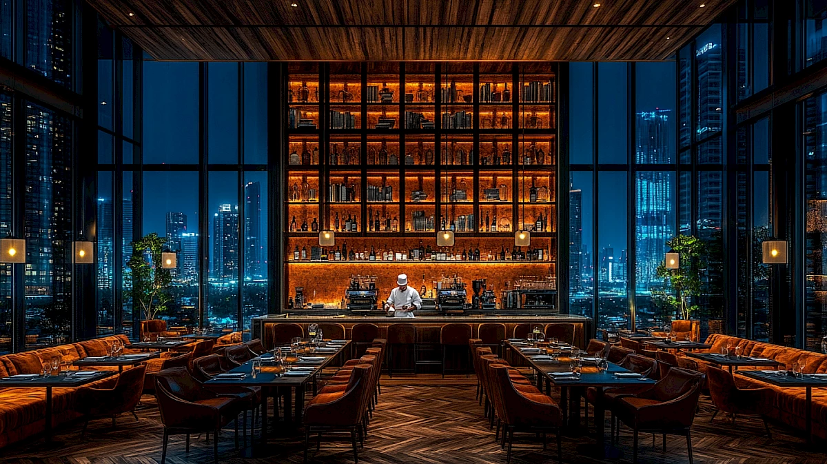 Ресторан CLAP Dubai в DIFC: современная японская кухня и панорамный вид