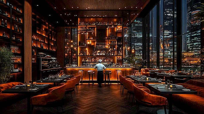 Ресторан CLAP Dubai в DIFC: современная японская кухня и панорамный вид
