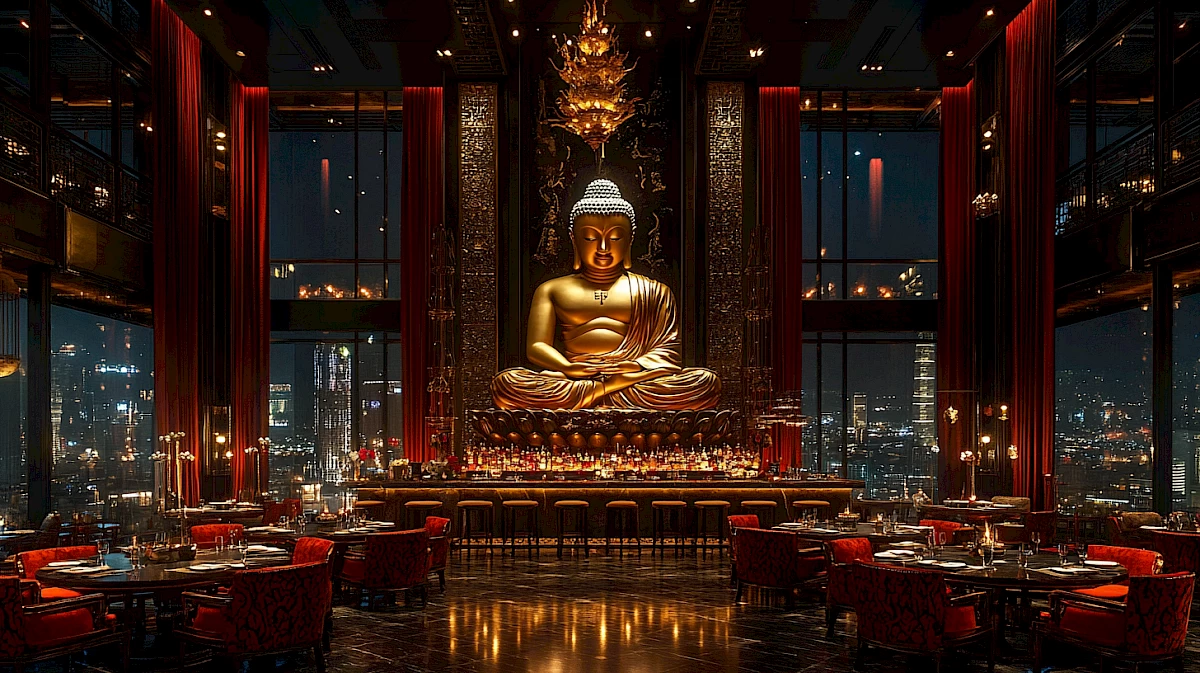 Buddha-Bar: паназиатская кухня, коктейли и музыка в Dubai Marina