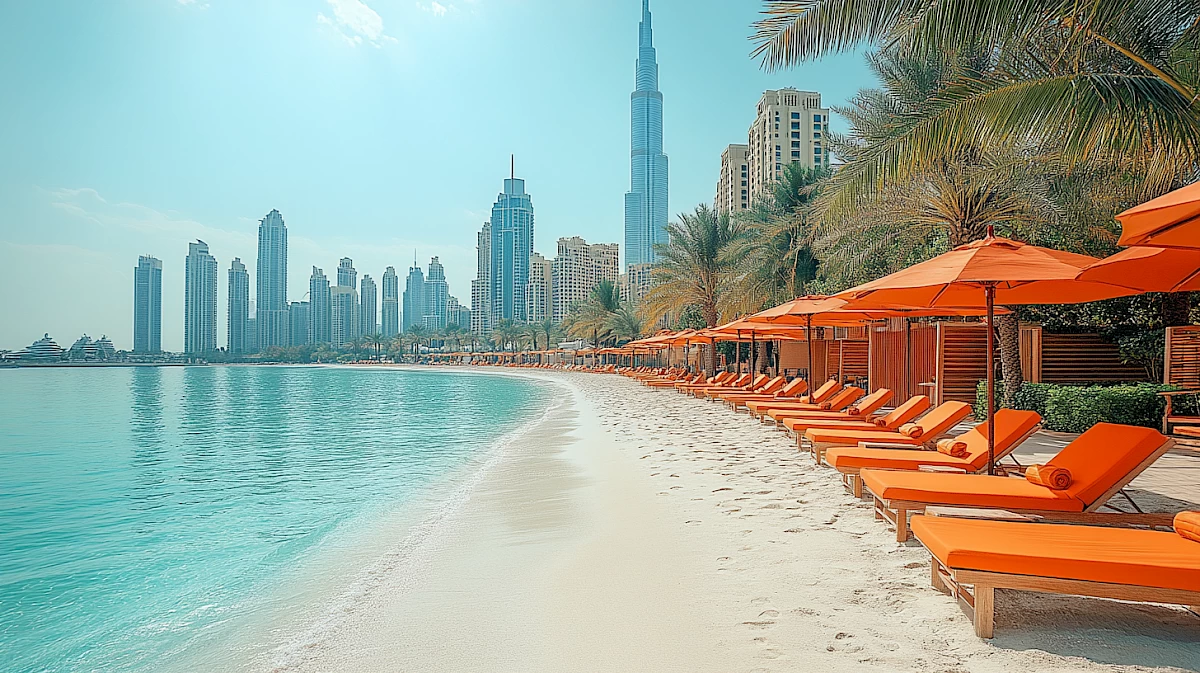 Отель Dubai Marine Beach Resort & Spa: зеленый оазис у моря