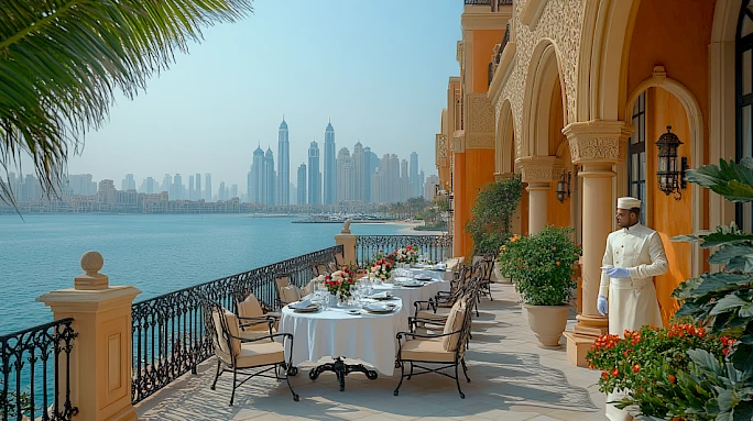 Отель Raffles The Palm Dubai: дворцовая роскошь на Пальме