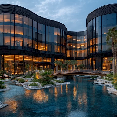 Отель Grand Hyatt Dubai: курорт в городе рядом с Creek Park