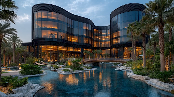 Отель Grand Hyatt Dubai: курорт в городе рядом с Creek Park
