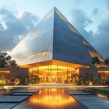 Отель Raffles Dubai: пирамида роскоши в Wafi City