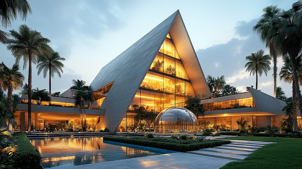Отель Raffles Dubai: пирамида роскоши в Wafi City