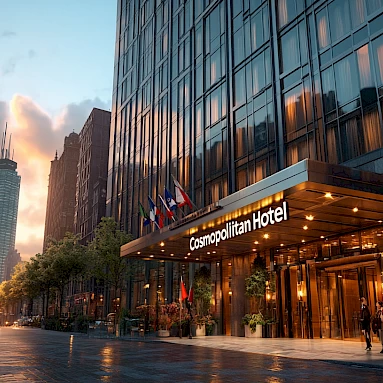 Отель Cosmopolitan Hotel в Al Barsha: удобное расположение