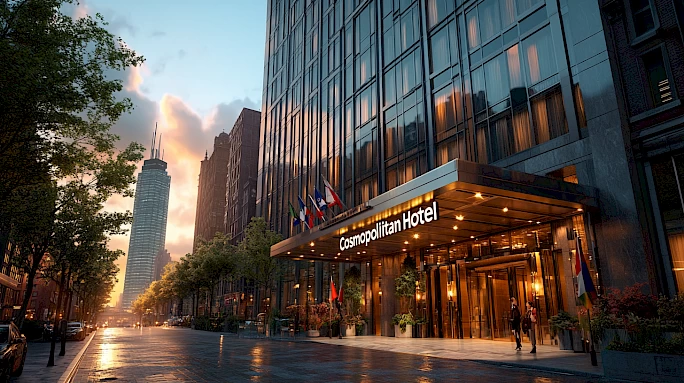 Отель Cosmopolitan Hotel в Al Barsha: удобное расположение
