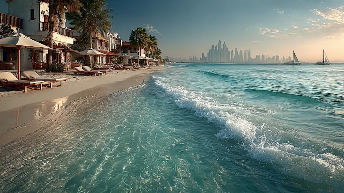 Пляж Dubai Islands Beach: новый общественный пляж Дейры