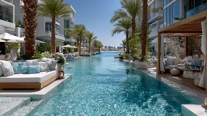Пляжный клуб Nikki Beach Dubai: гламур и развлечения на Pearl Jumeira