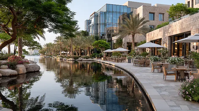 Отель Jumeirah Creekside Hotel: искусство и комфорт у Крика