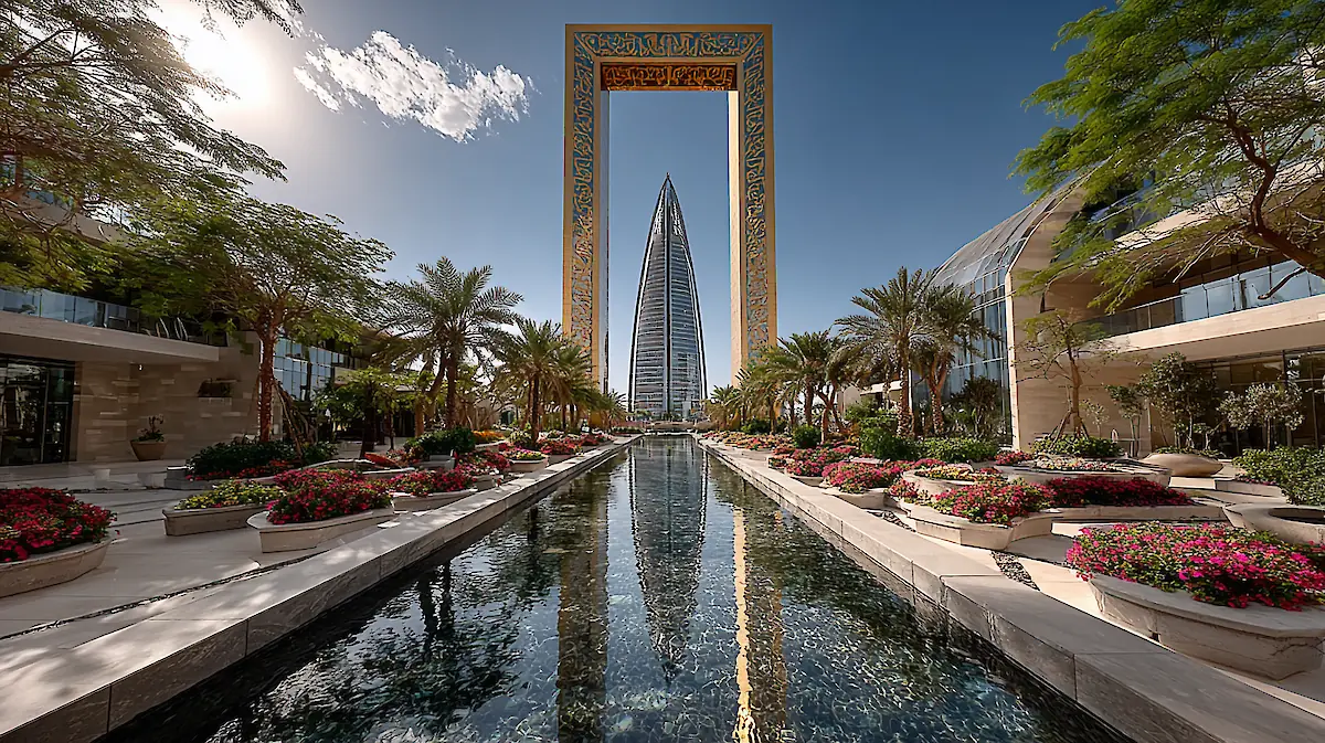 Городской парк Zabeel Park: Dubai Frame, аттракционы, рынки