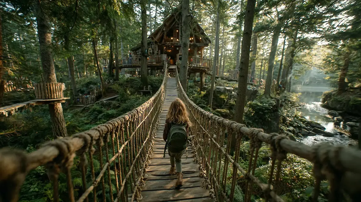 Веревочный парк Aventura Parks в Mushrif Park: трассы, зиплайны, билеты