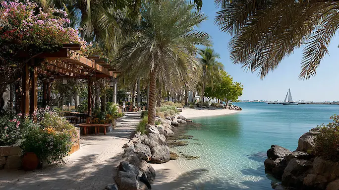 Пляжный парк Al Mamzar Beach Park: пляжи, бассейны, барбекю