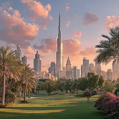 Парк Burj Park в Downtown Dubai: виды на Burj Khalifa, мероприятия