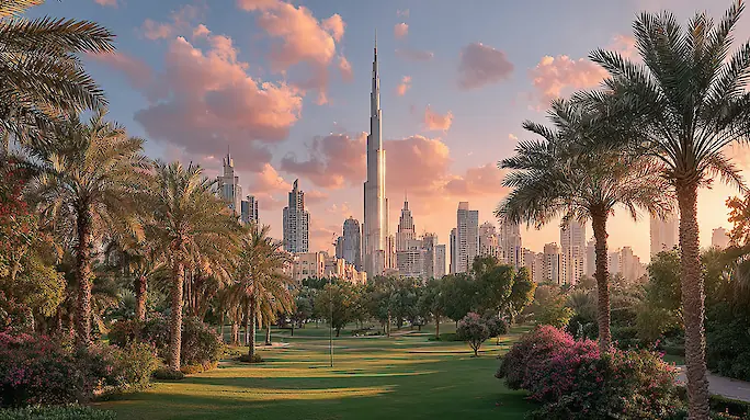 Burj Park in Downtown Dubai: Views of Burj Khalifa, Events