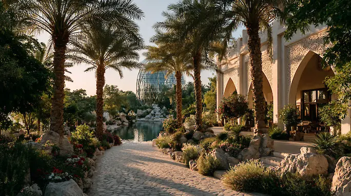 Quranic Park: Cave of Wonders, Glass House, Plants