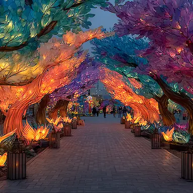 Dubai Garden Glow: Tickets, Dinosaurs, Ice Park