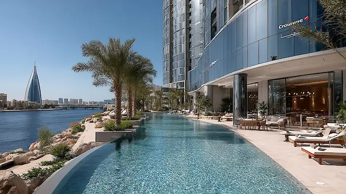 Отель Crowne Plaza Dubai Festival City: виды на Крик и шопинг