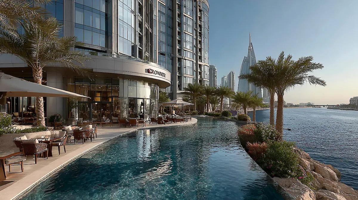 Отель Crowne Plaza Dubai Festival City: виды на Крик и шопинг