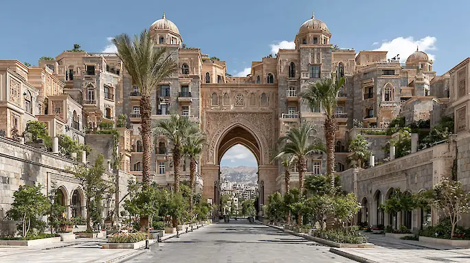 Отель Mövenpick Ibn Battuta Gate Hotel Dubai: рядом с моллом