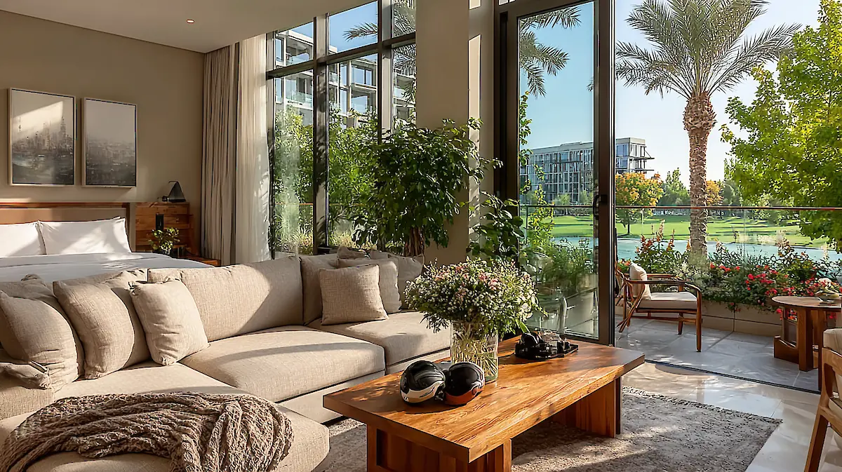 Отель Meliá Desert Palm Dubai: зеленый оазис с конным поло