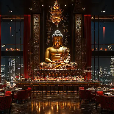 Buddha-Bar Dubai: Pan-Asian cuisine, Cocktails, and Music in Dubai Marina
