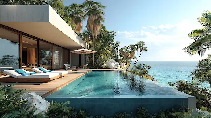 Nikki Beach Resort & Spa Dubai: Beach Club and Accommodation