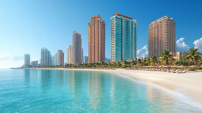 Hilton Dubai Jumeirah Hotel in JBR: Beach and Restaurants