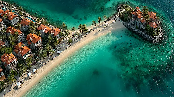 Anantara The Palm Dubai Resort: Overwater Villas on the Palm