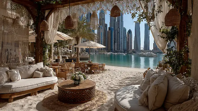 Barasti Beach Club in Dubai Marina: Sports, Music, and Beach