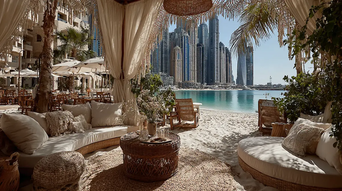 Barasti Beach Club in Dubai Marina: Sports, Music, and Beach