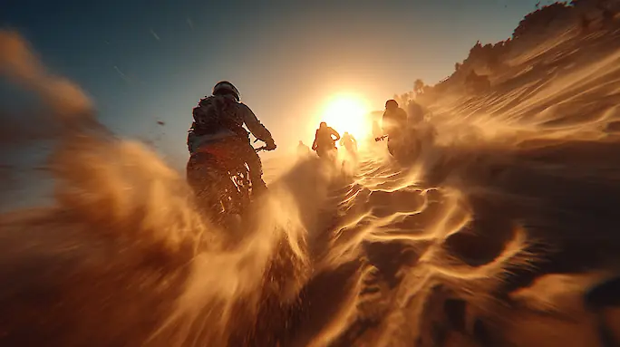 Sandboarding in Dubai: Sliding Down the Dunes During a Safari