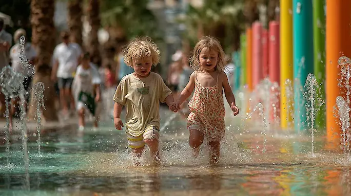 Splash Pad Water Park in JBR: Water Fun for Toddlers