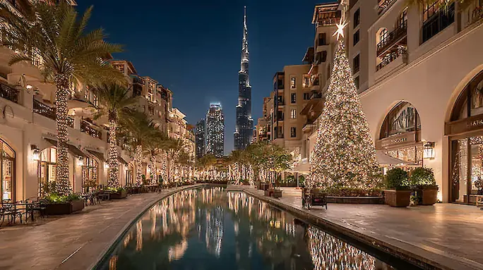 Holiday Season and Christmas in Dubai: Christmas Trees, Fairs, Events