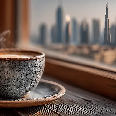 The Best Coffee Shops with a View of the Burj Khalifa