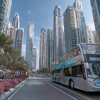Hop-On Hop-Off Dubai: Sightseeing Tours on Tourist Buses