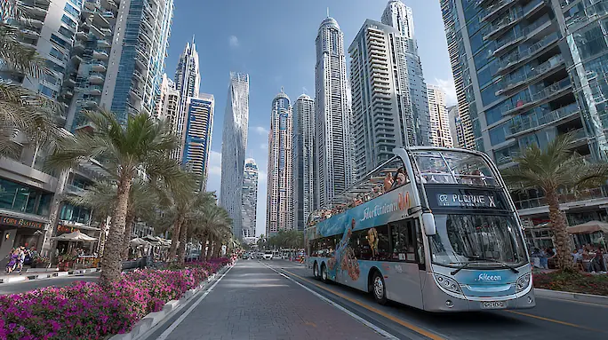 Hop-On Hop-Off Dubai: Sightseeing Tours on Tourist Buses