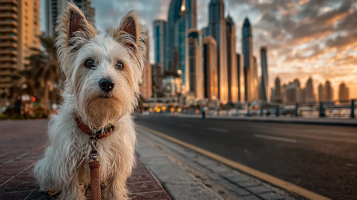 Как передвигаться по Дубаю с собакой: такси, авто, пешком