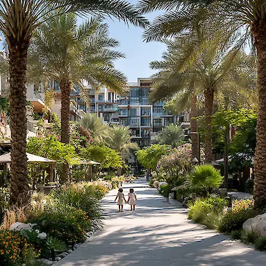 Dubai Neighborhoods for Families with Children: Tranquility and Infrastructure
